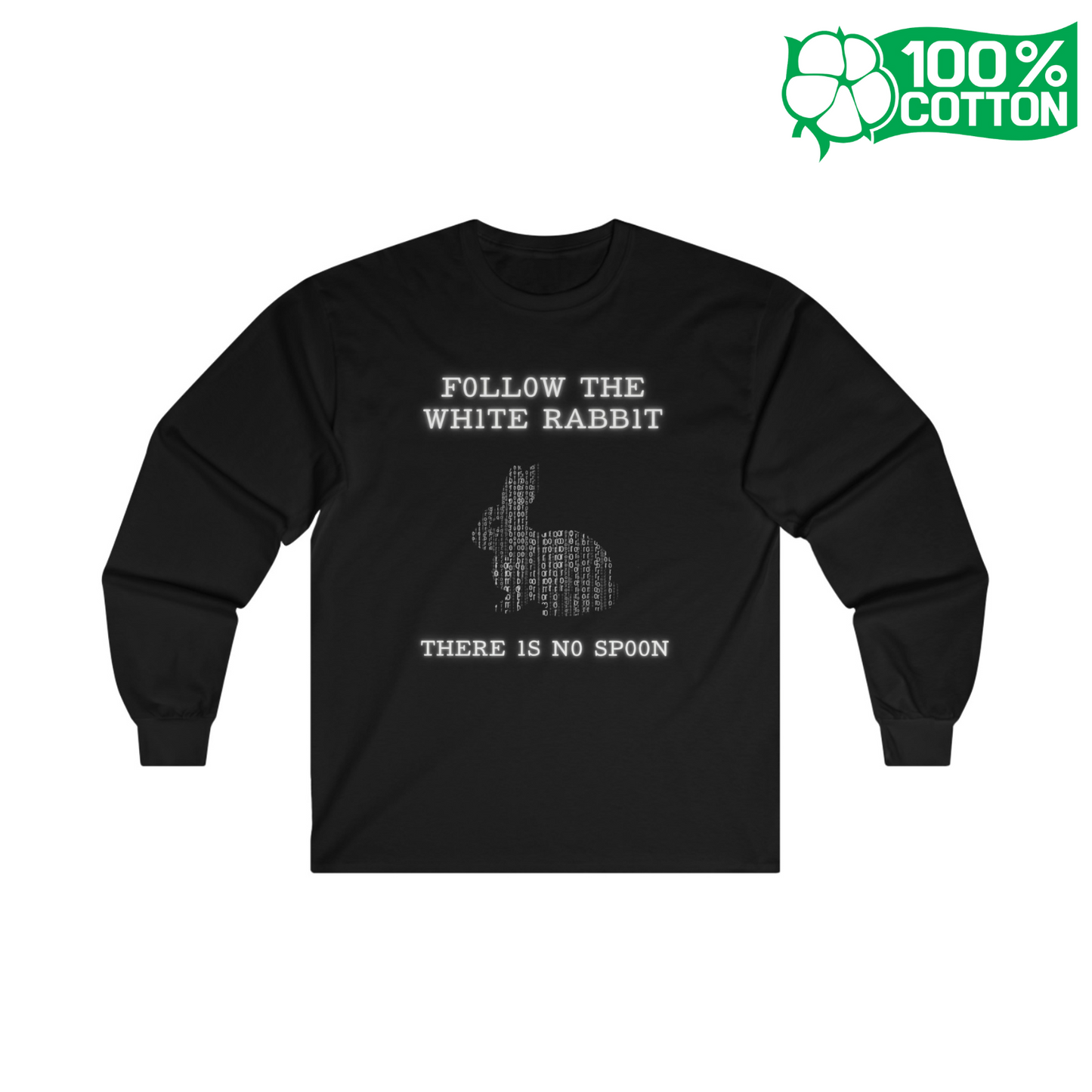 Follow The White Rabbit - Unisex Long Sleeve Tee