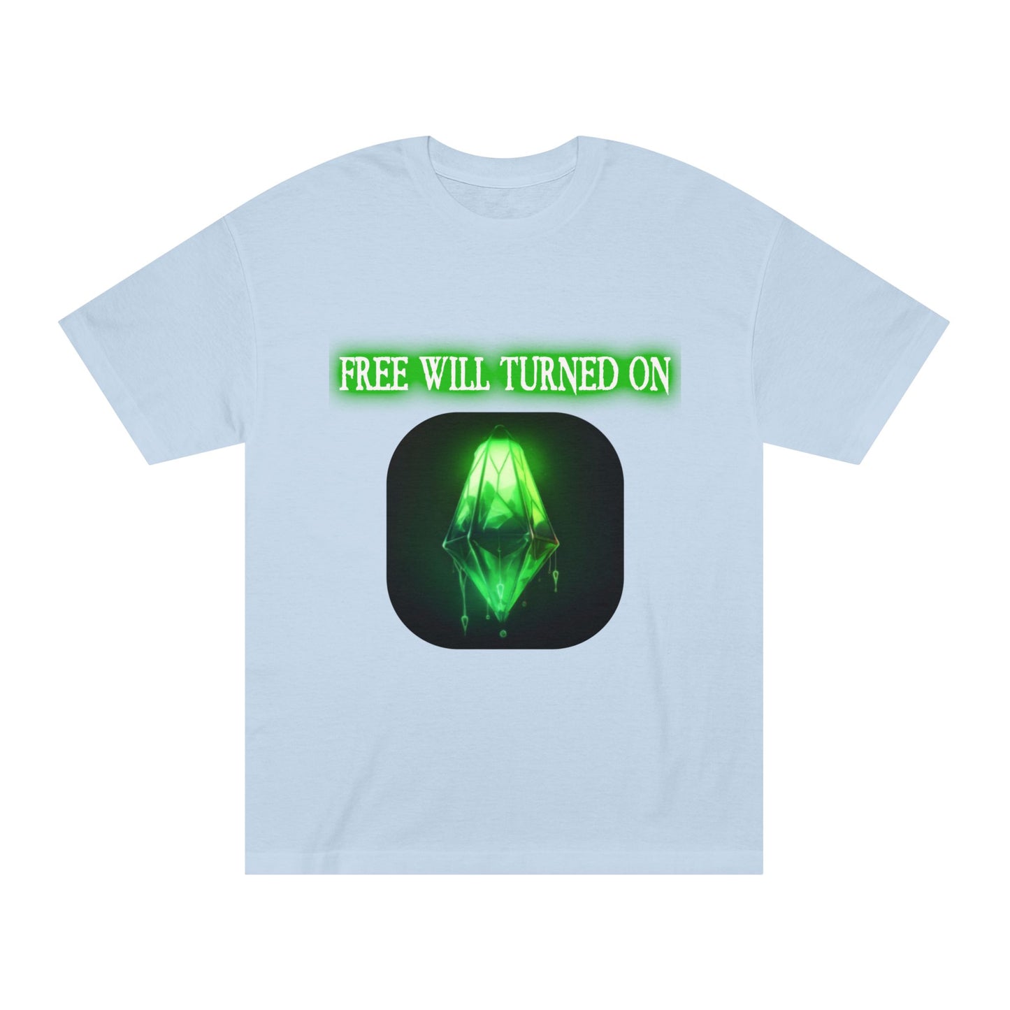 Free Will Turned On - Unisex Heavy Cotton Tee