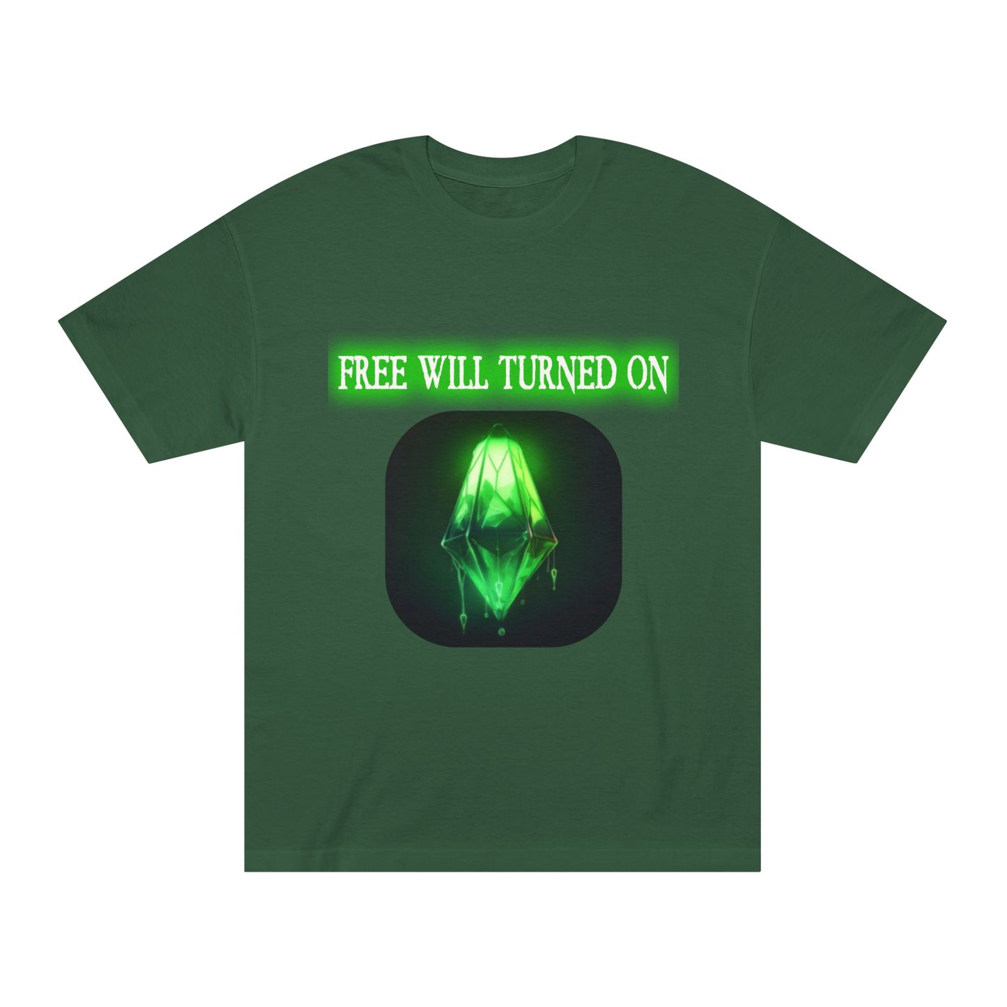 Free Will Turned On - Unisex Heavy Cotton Tee