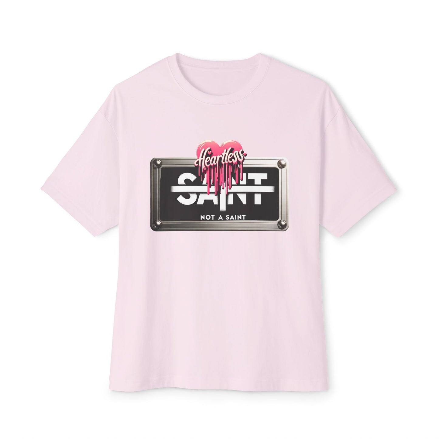 Heartlesss x Not A Saint™️ - Unisex Oversized Boxy Tee