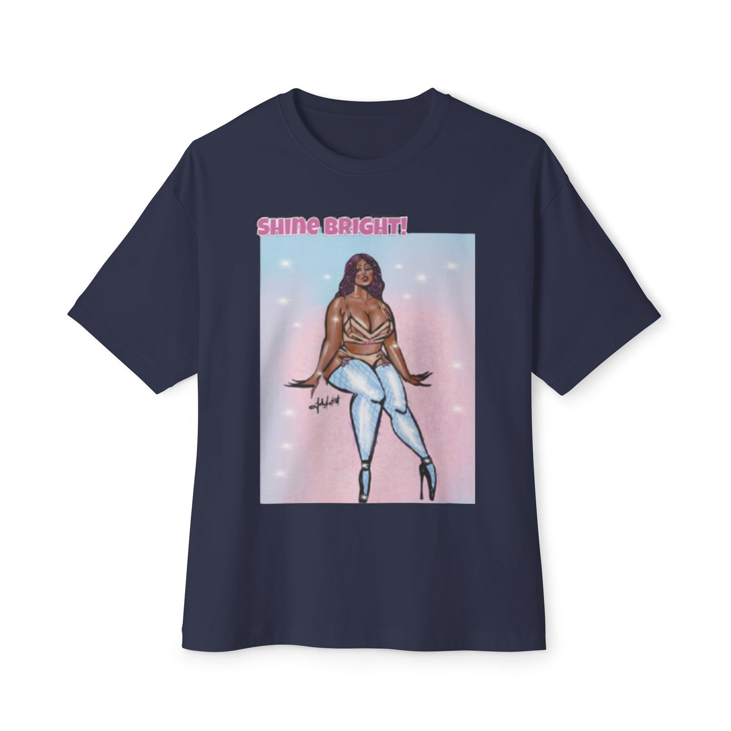 Shine Bright - Unisex Oversized Boxy Tee