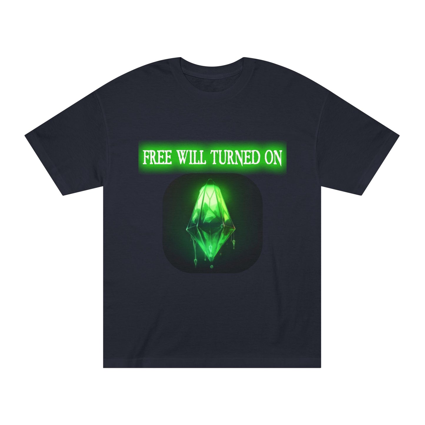 Free Will Turned On - Unisex Heavy Cotton Tee