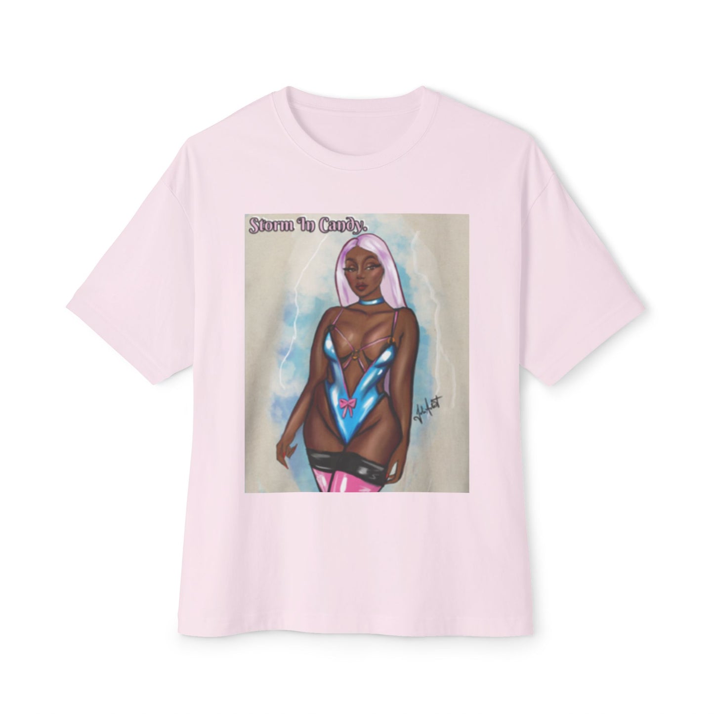 Storm In Candy - Unisex Oversized Boxy Tee