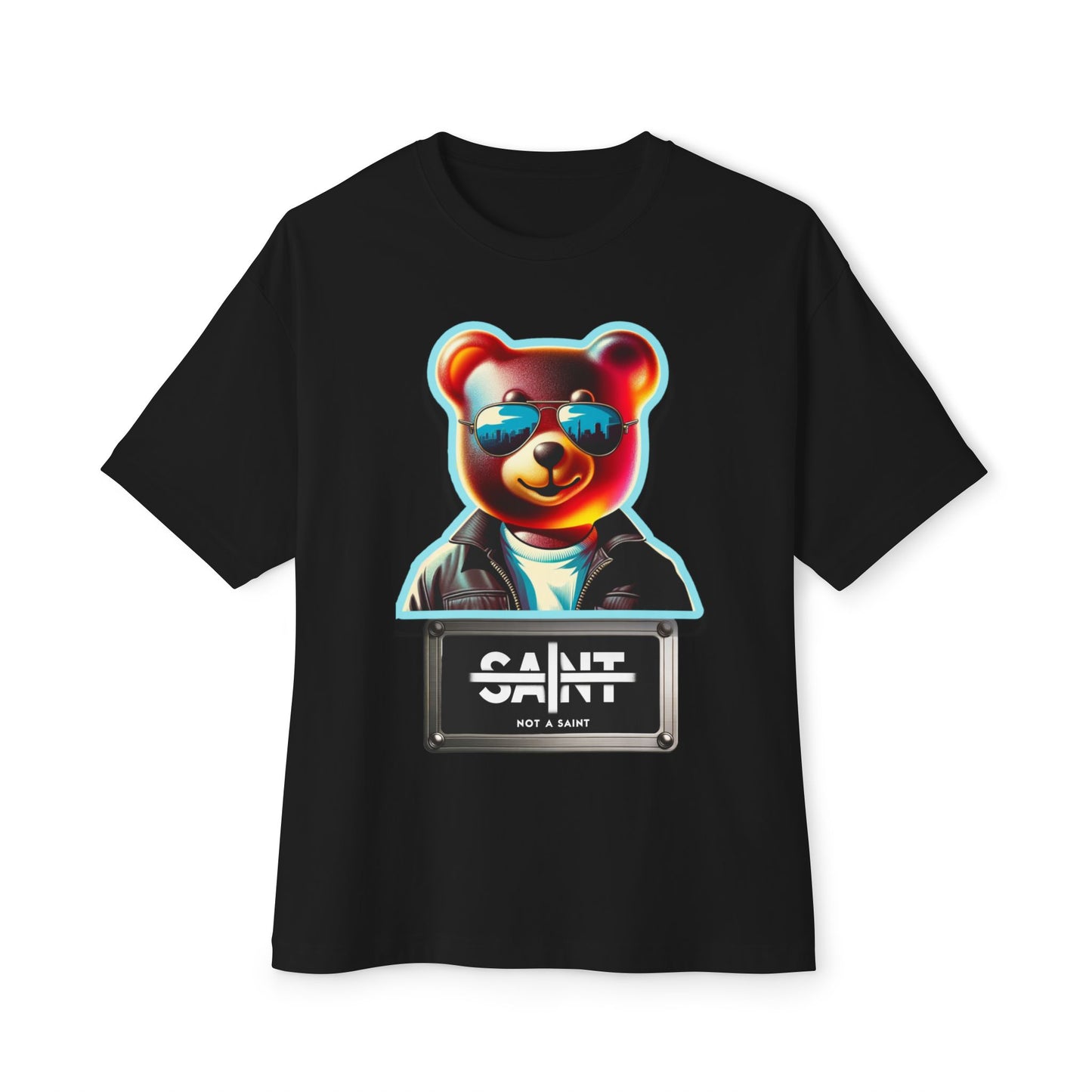 Vice City Bear x Saint - Unisex Oversized Boxy Tee