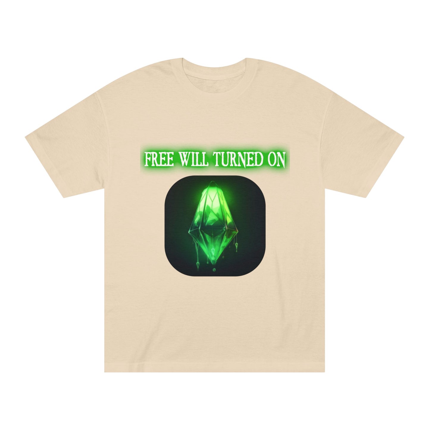 Free Will Turned On - Unisex Heavy Cotton Tee