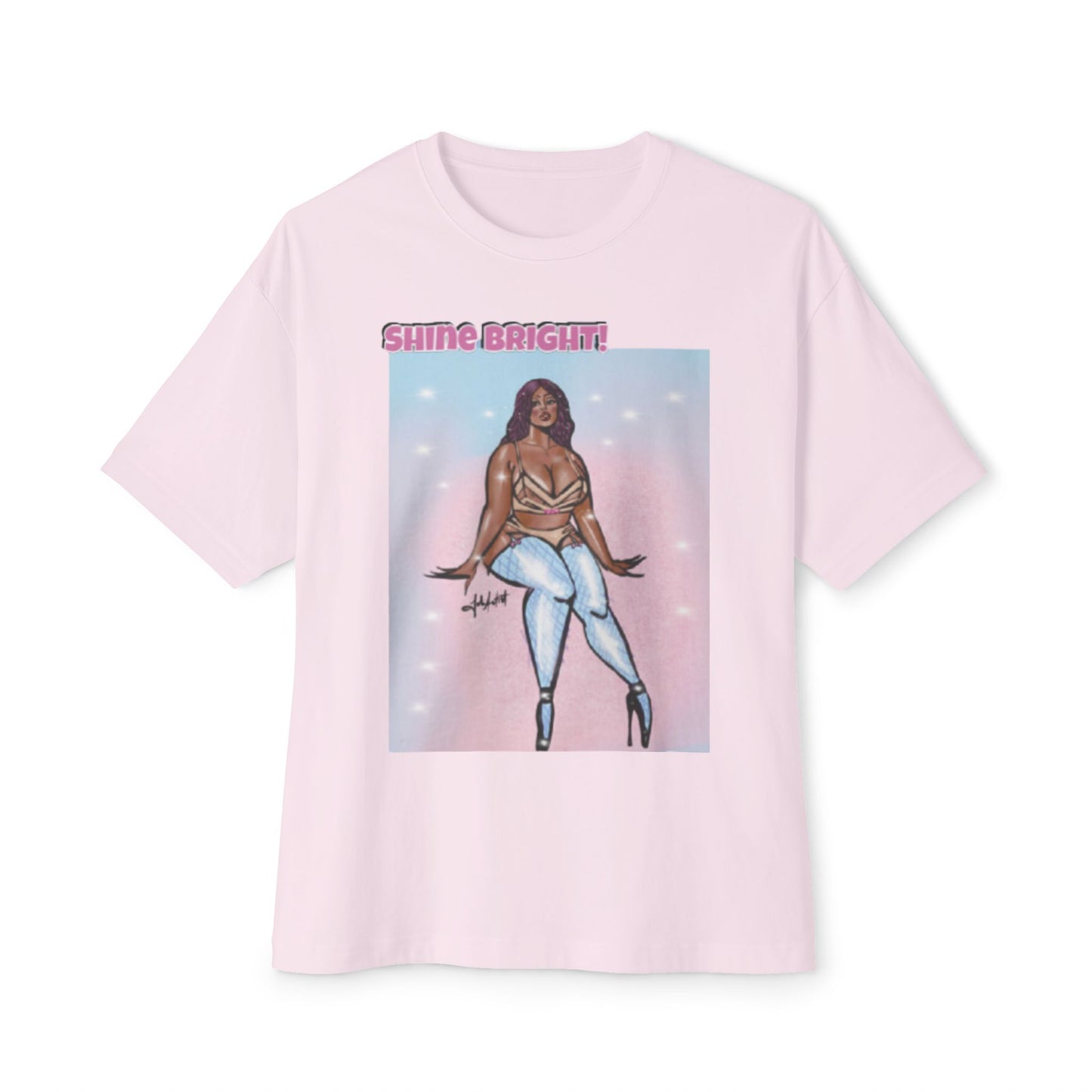 Shine Bright - Unisex Oversized Boxy Tee