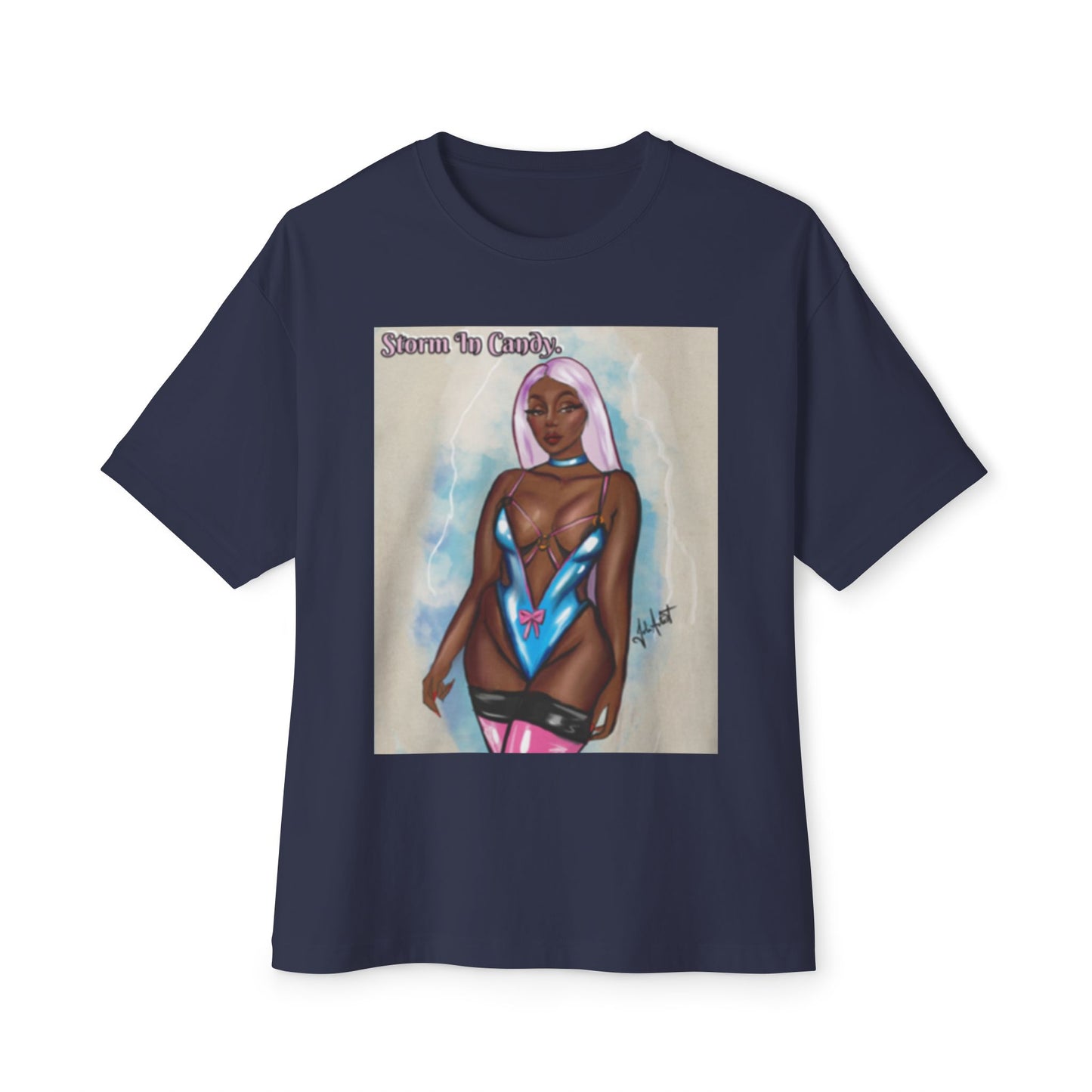 Storm In Candy - Unisex Oversized Boxy Tee