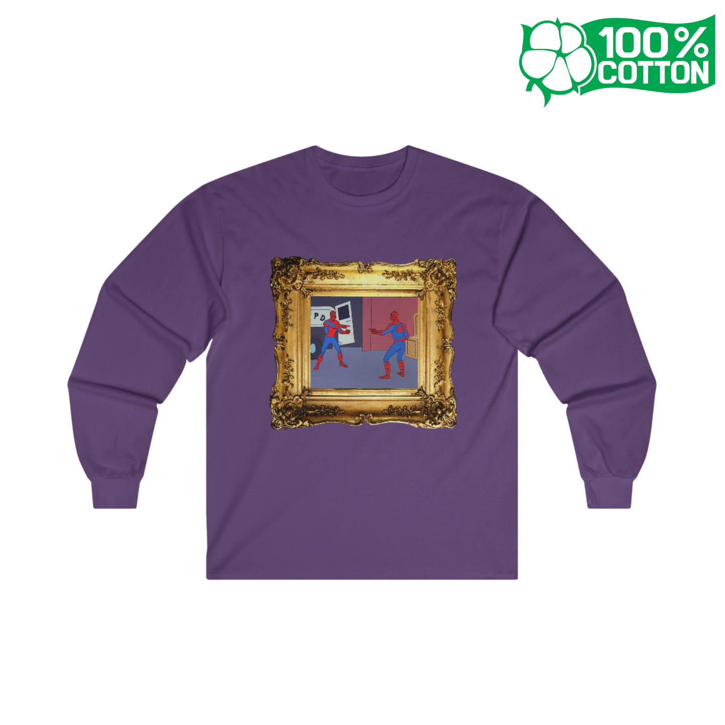 Spider Dude Pointing - Long Sleeve Tee