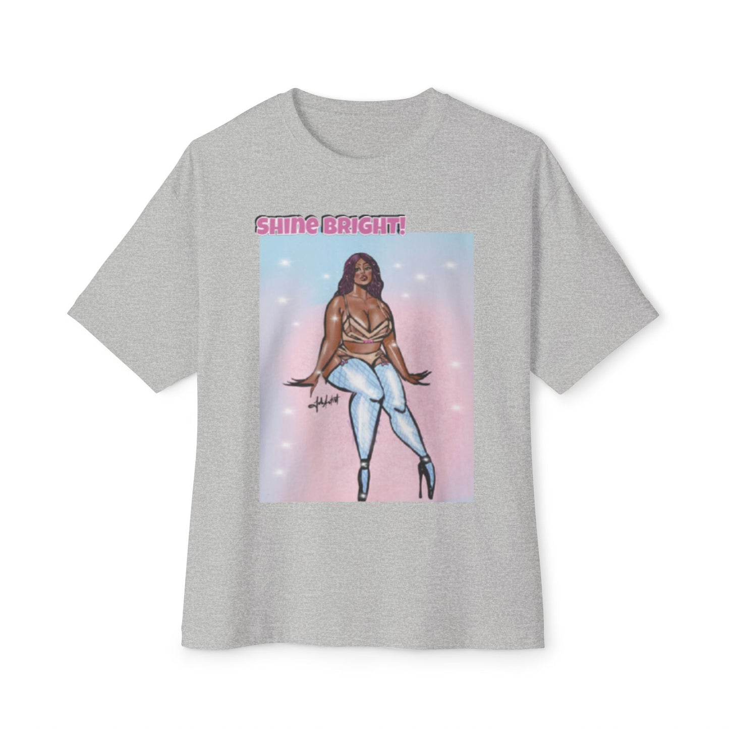 Shine Bright - Unisex Oversized Boxy Tee