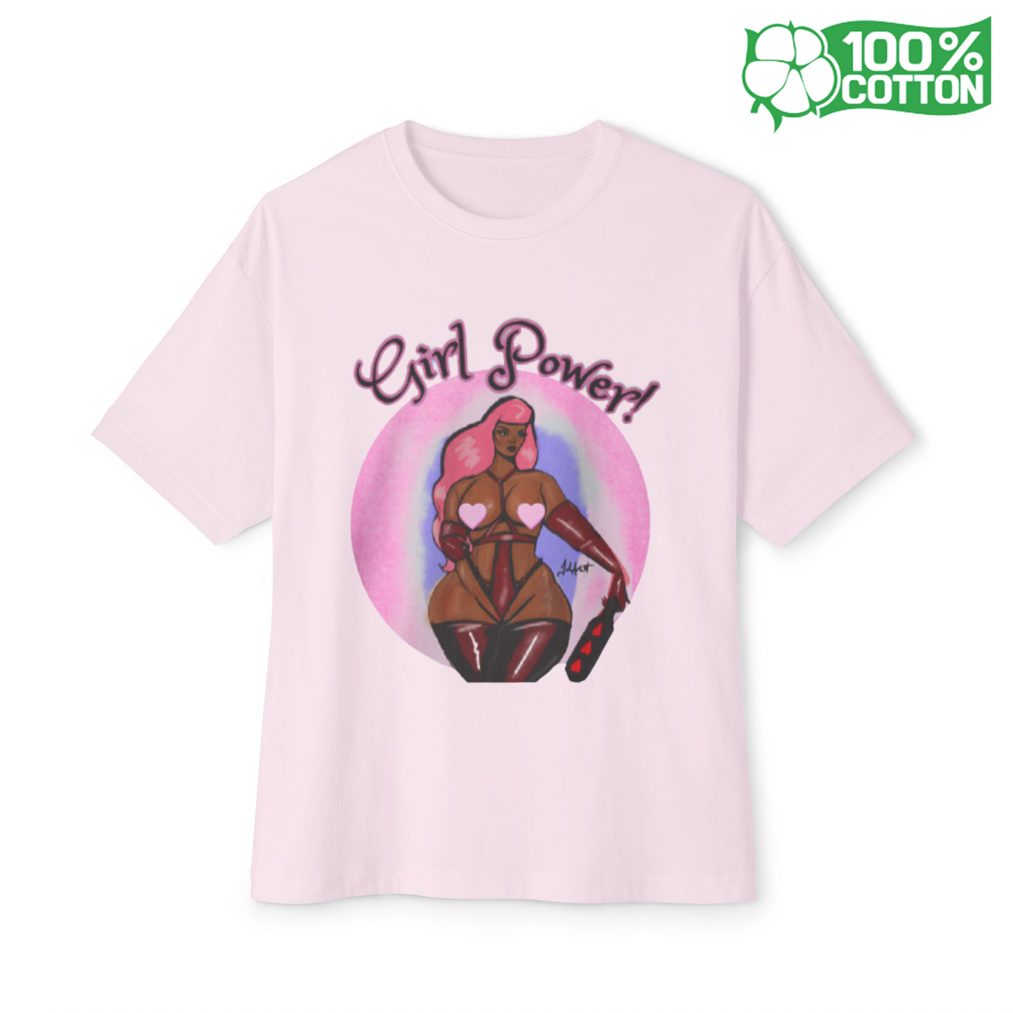 Girl Power - Unisex Oversized Boxy Tee