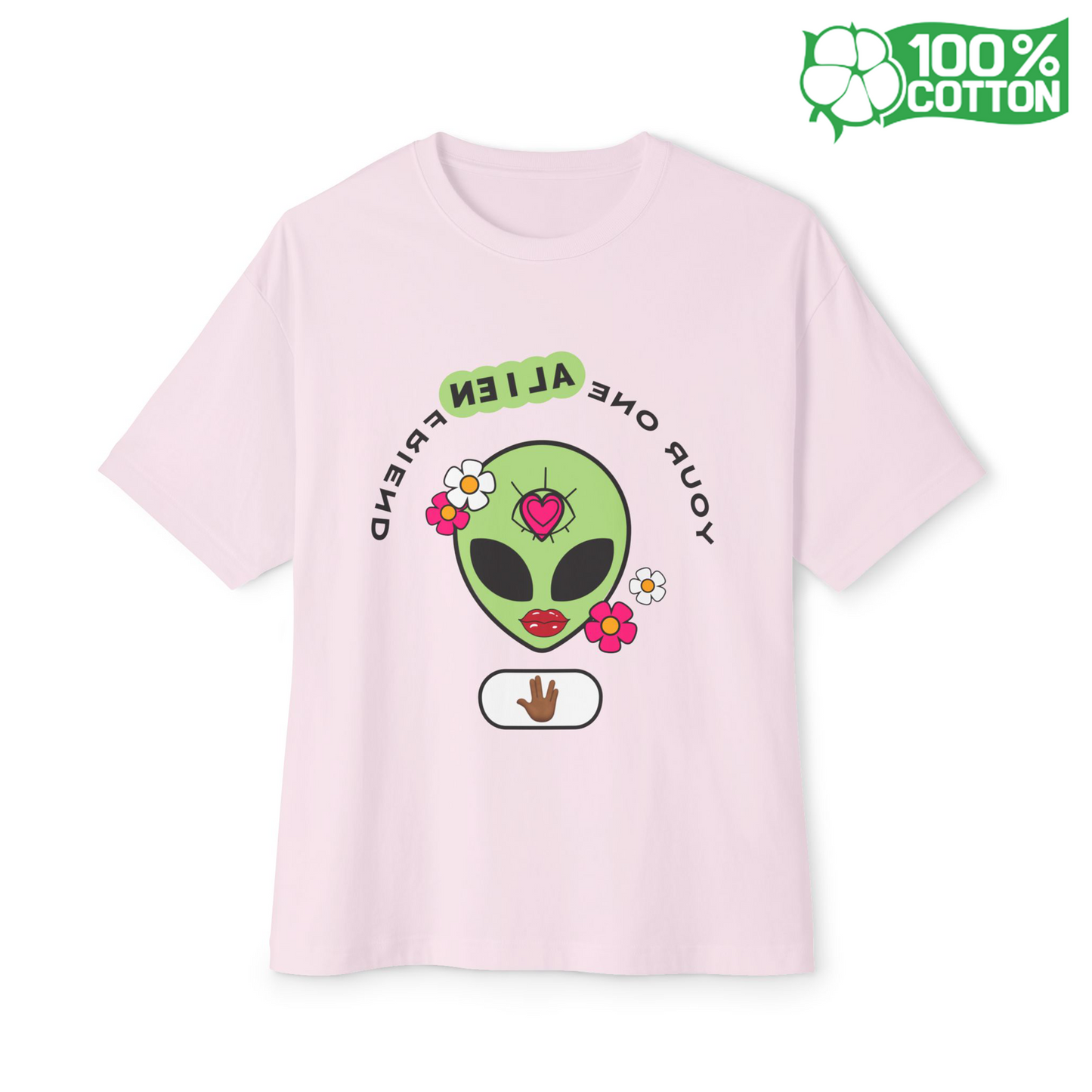 Your One Alien Friend-MIRRORVERSE - Unisex Oversized Boxy Tee