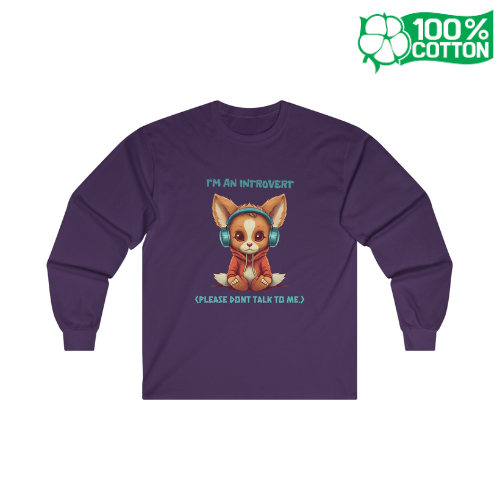 I'm an Introvert - Unisex Long Sleeve Tee