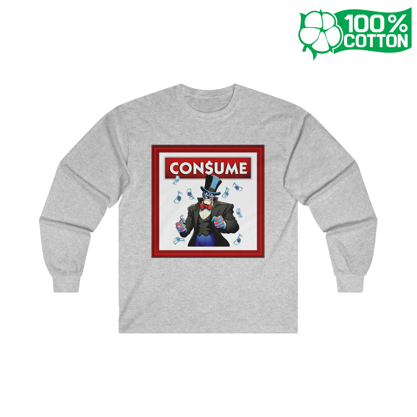 THEY CONSUME - 100% Cotton Unisex Longsleeve Tee