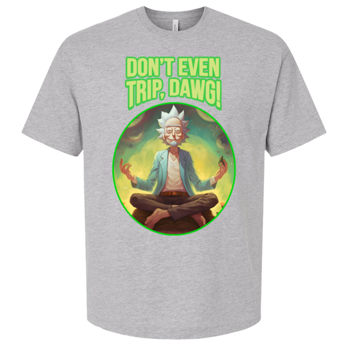 Don't Even Trip, Dawg — Bella + Canvas 3010 oversized tee heather