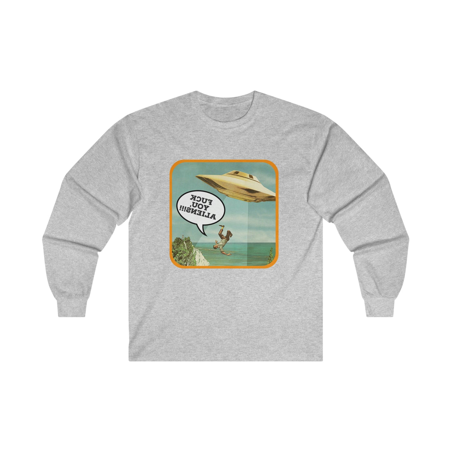 “F-k You, Aliens”- MIRRORVERSE - Unisex Long Sleeve Tee