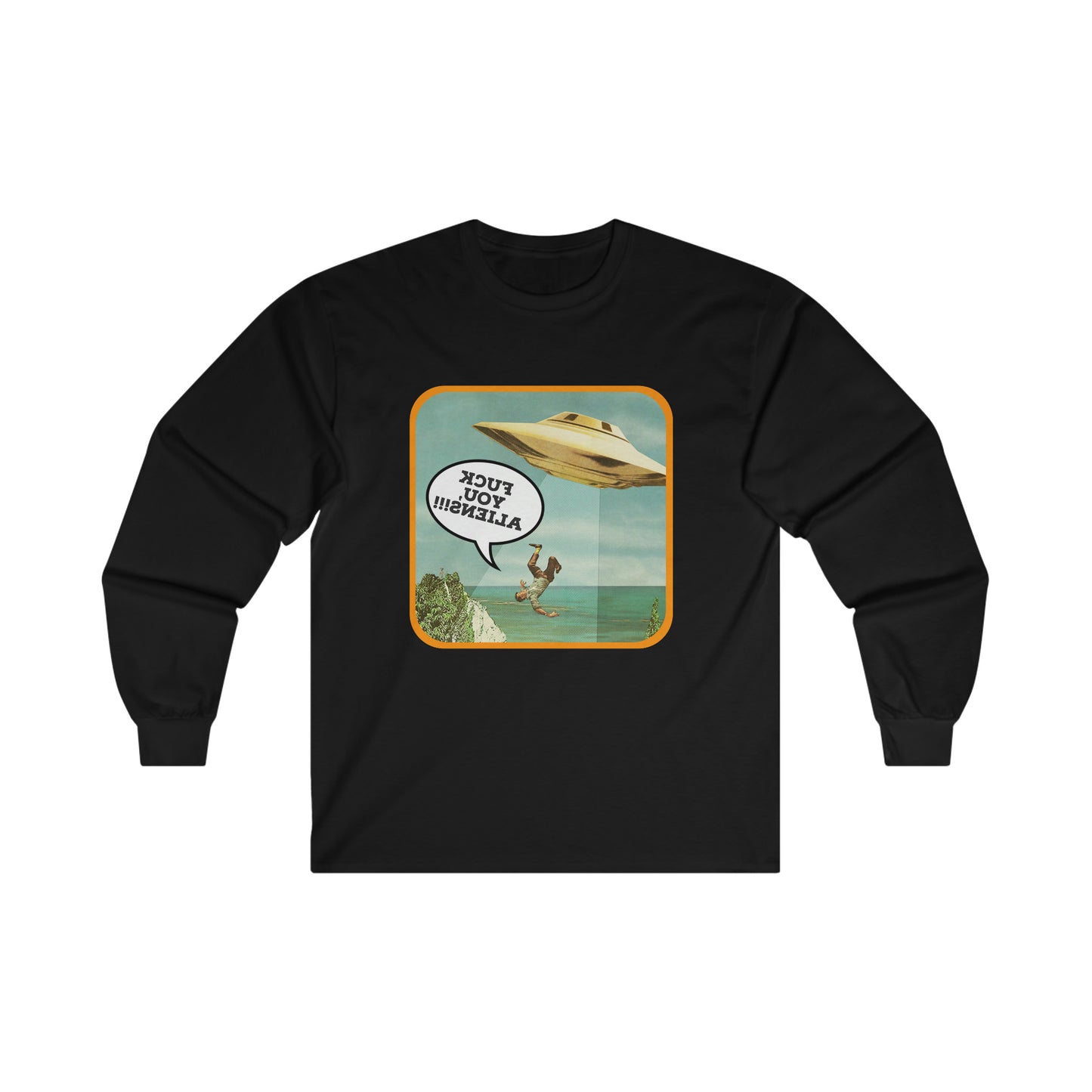 “F-k You, Aliens”- MIRRORVERSE - Unisex Long Sleeve Tee