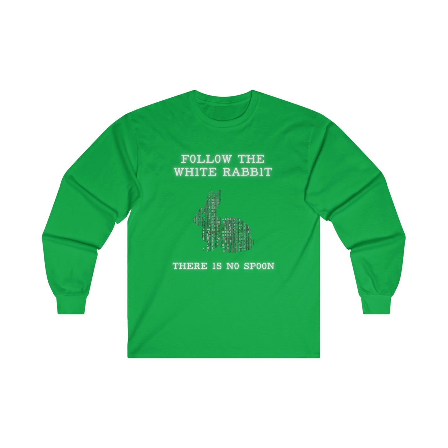 Follow The White Rabbit - Unisex Long Sleeve Tee
