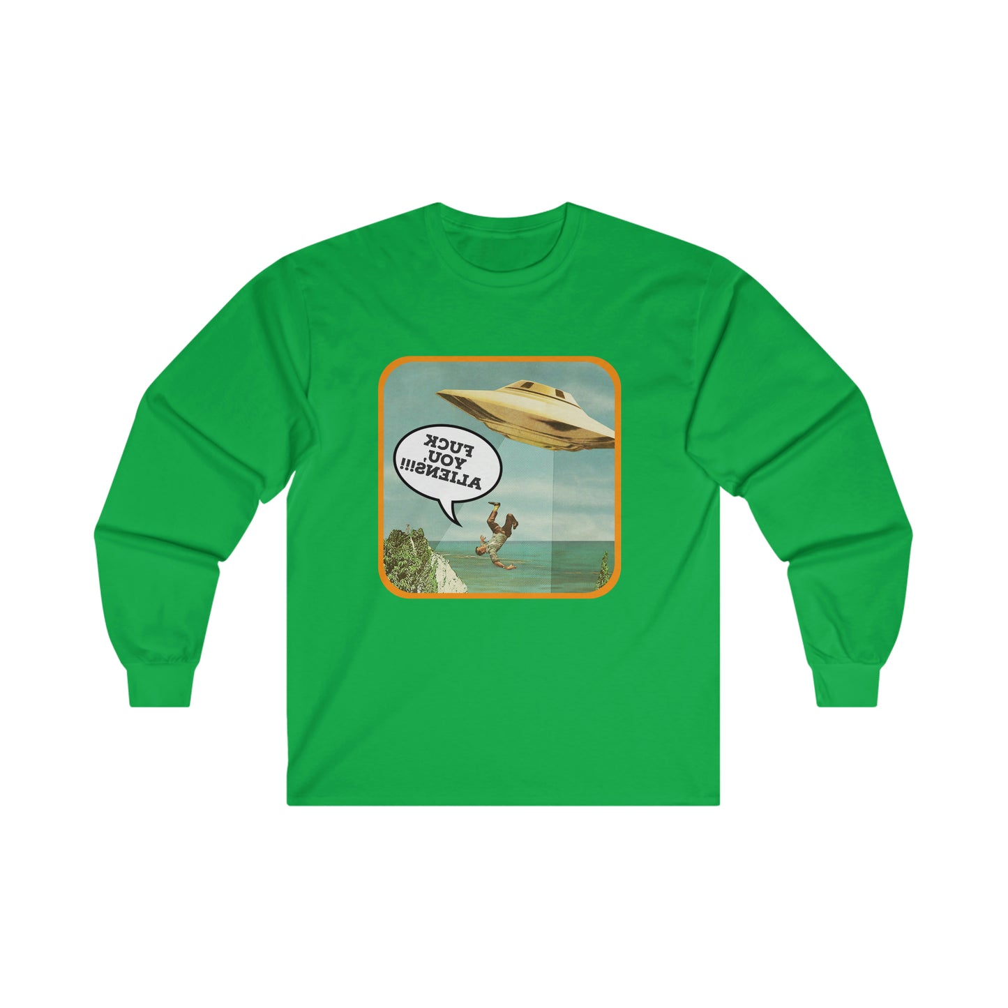 “F-k You, Aliens”- MIRRORVERSE - Unisex Long Sleeve Tee