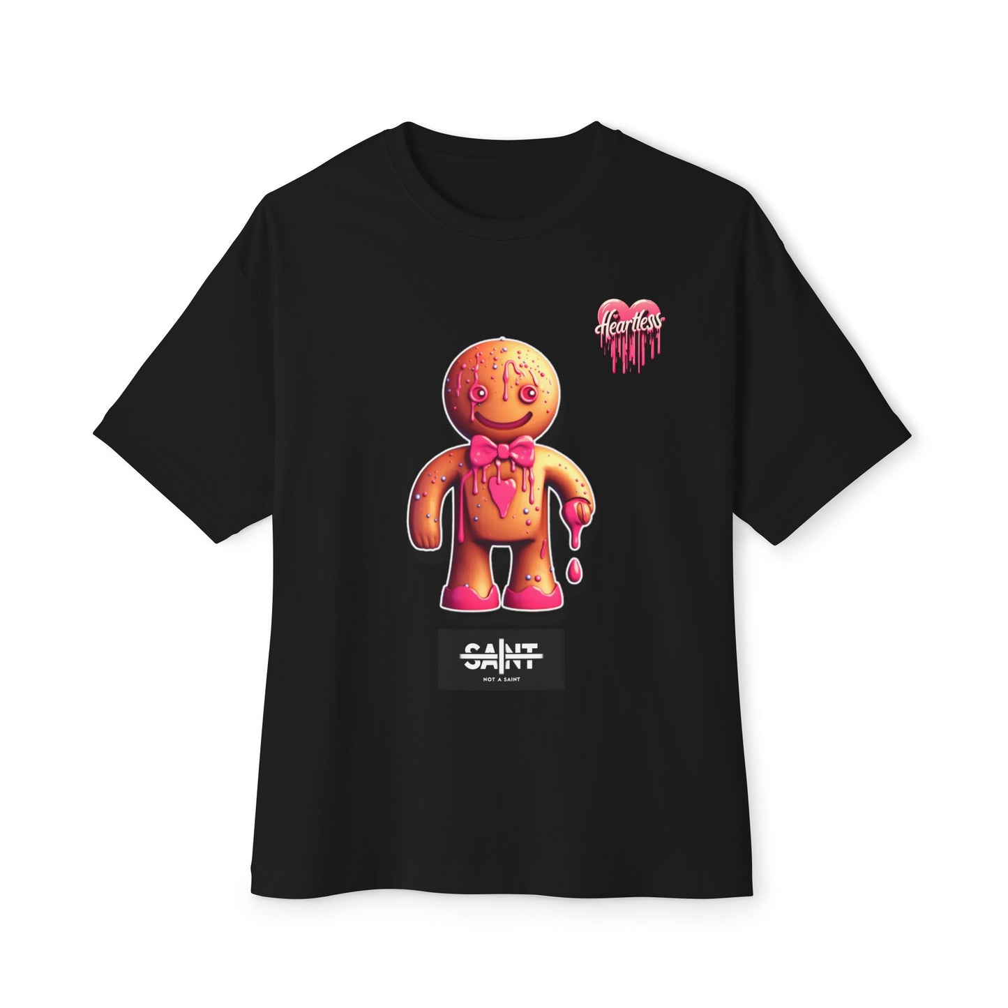 Coquette Monster - “Heartless Ginger” Oversized Tee (Not a Saint™)