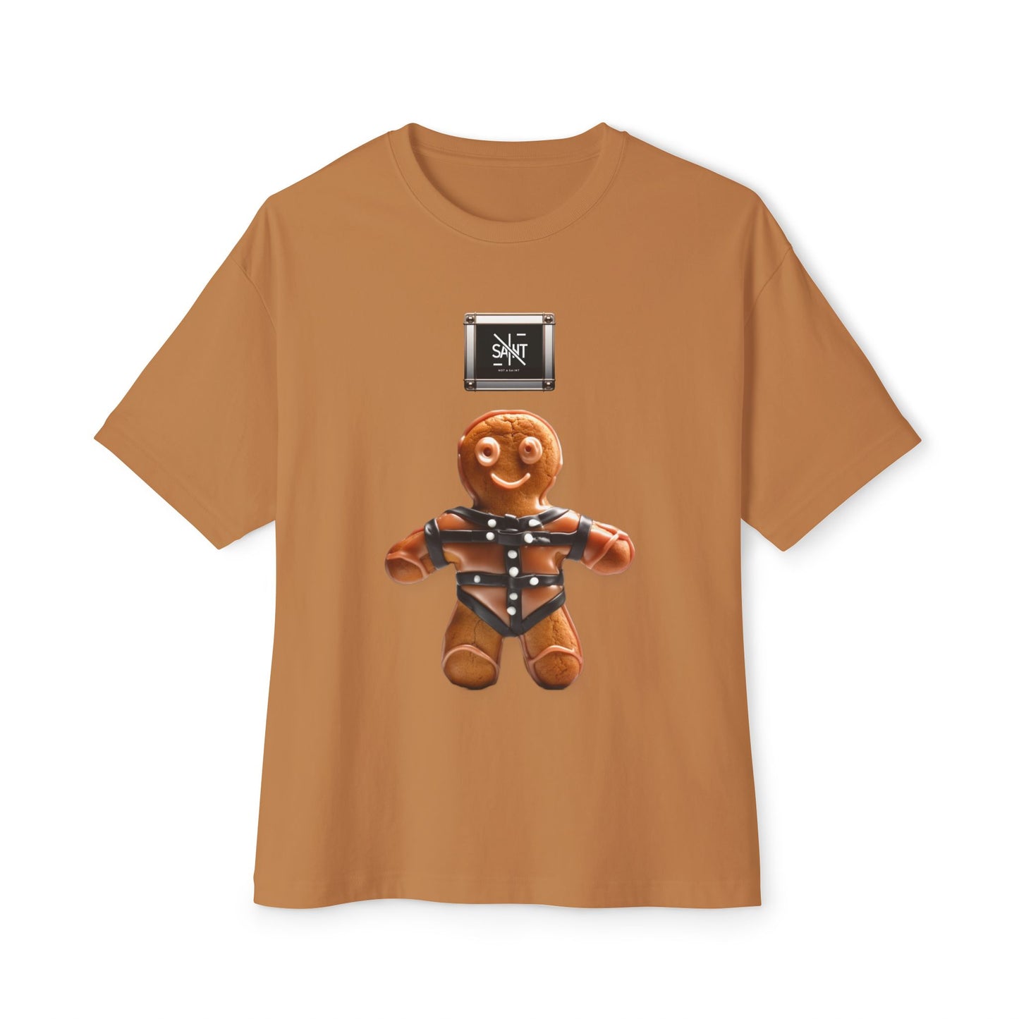 Coquette Monster - “Cinna-Man in Chains” Oversized Tee (Not a Saint™)