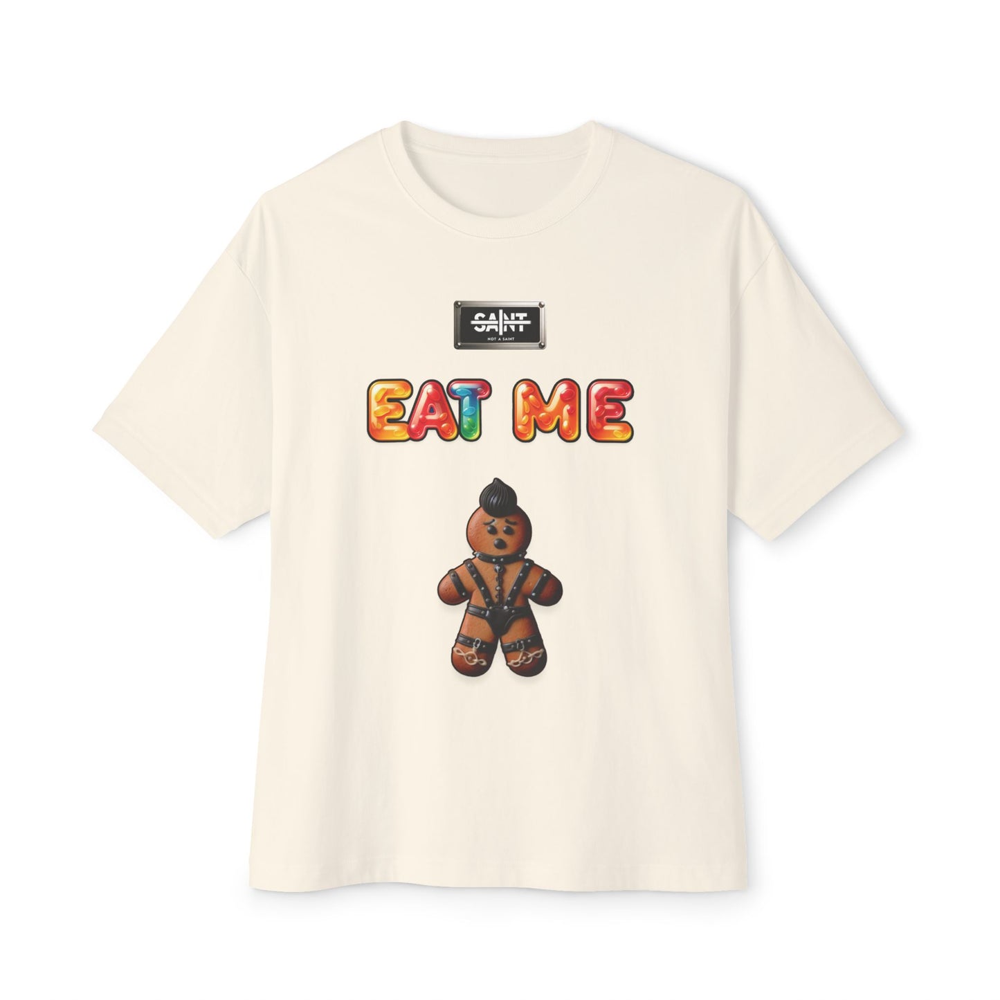 Coquette Monster - “Eat Me” Oversized Tee (Not a Saint™)