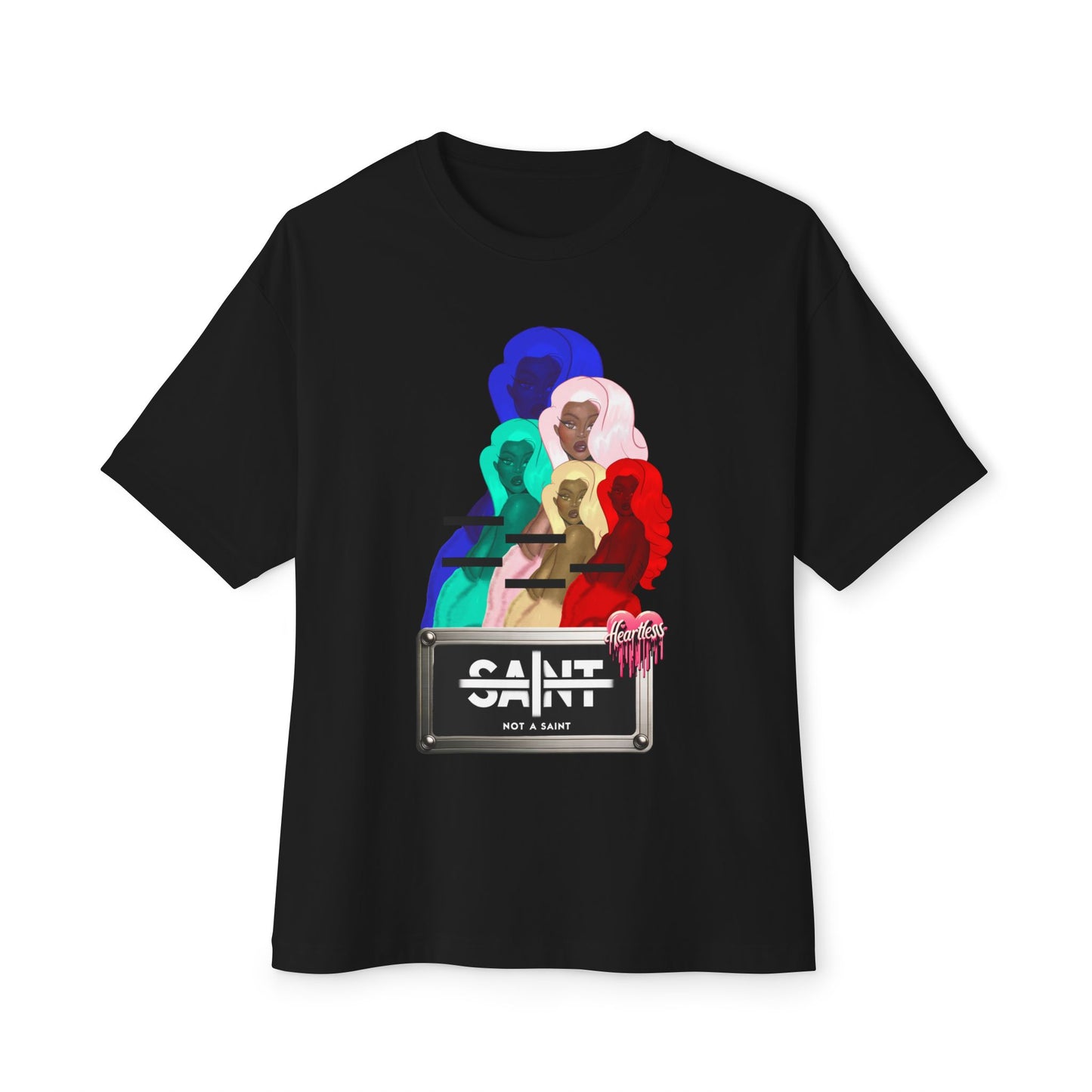 Pop Goddess x Not A Saint™️ - Unisex Oversized Boxy Tee