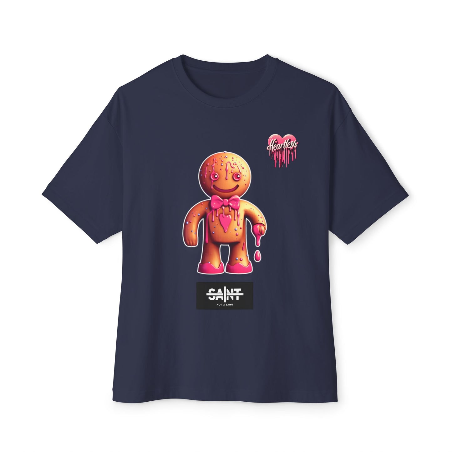Coquette Monster - “Heartless Ginger” Oversized Tee (Not a Saint™)
