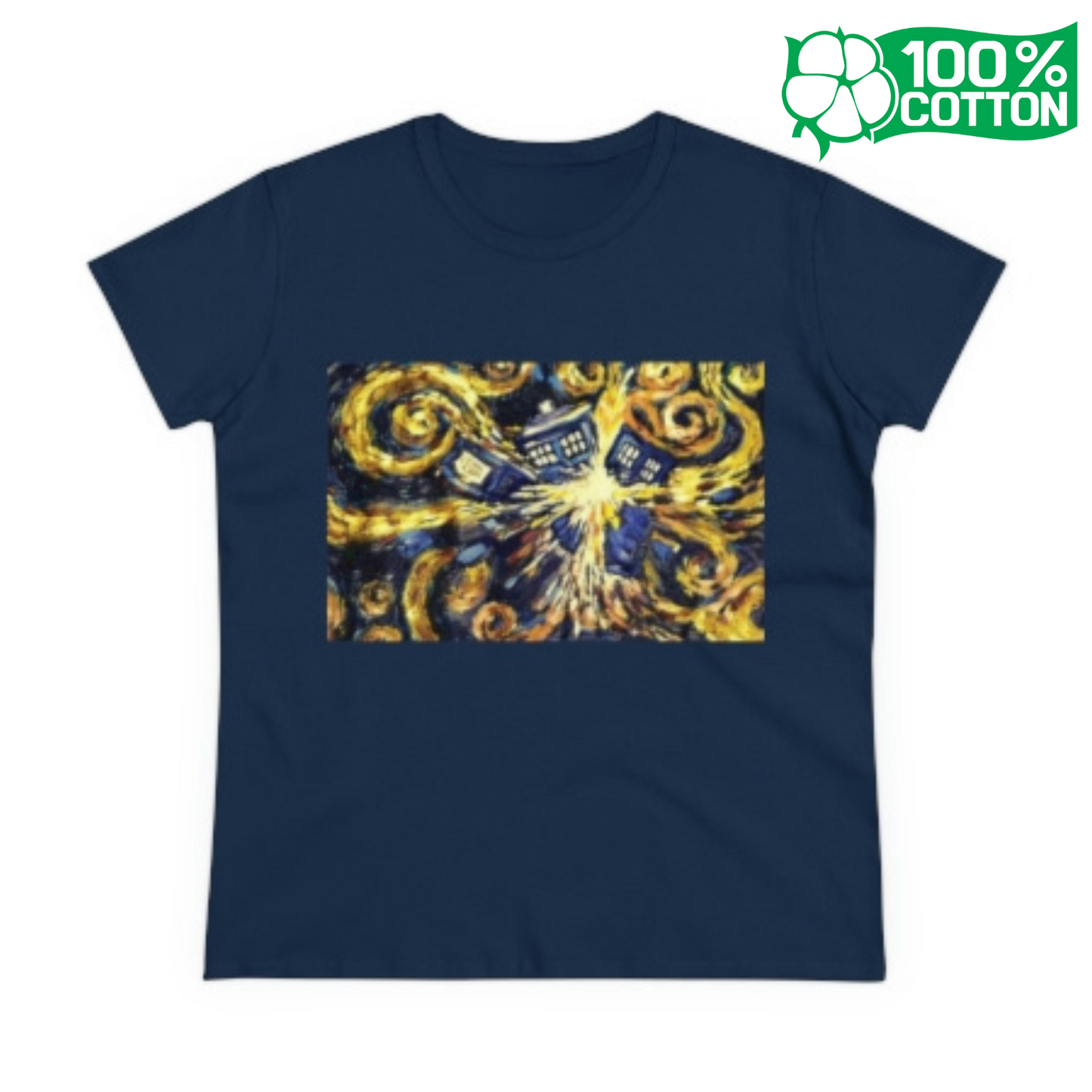 Exploding x Van Gogh Women's Semi-Fitted Tee
