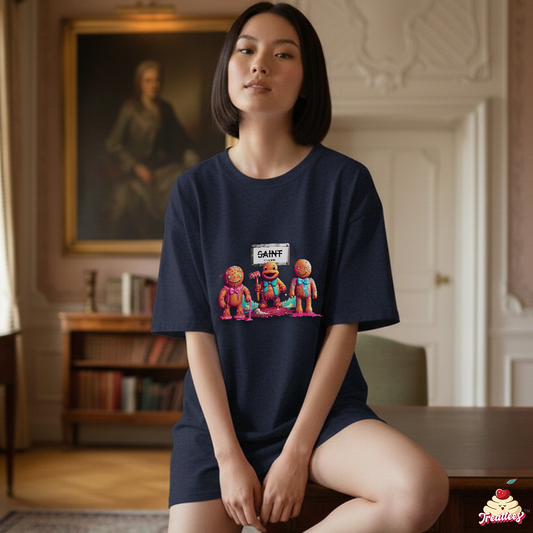 Morning After - “Baking Bad Gang” Oversized Tee (Not a Saint™)