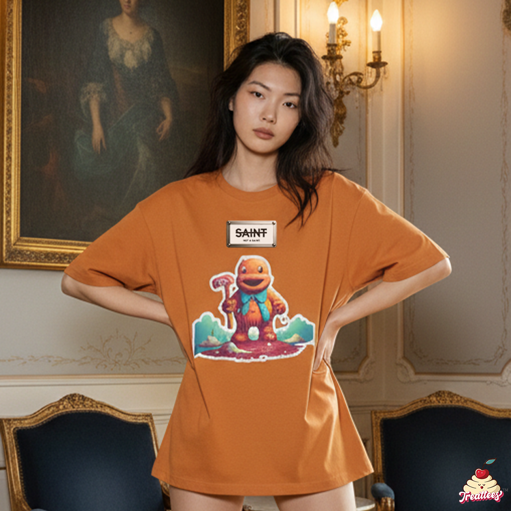 Morning After - “Candy Skull Crusher” Oversized Tee (Not a Saint™)