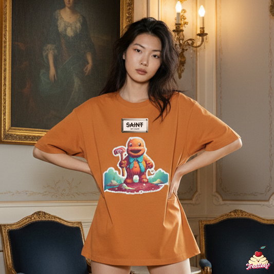 Morning After - “Candy Skull Crusher” Oversized Tee (Not a Saint™)