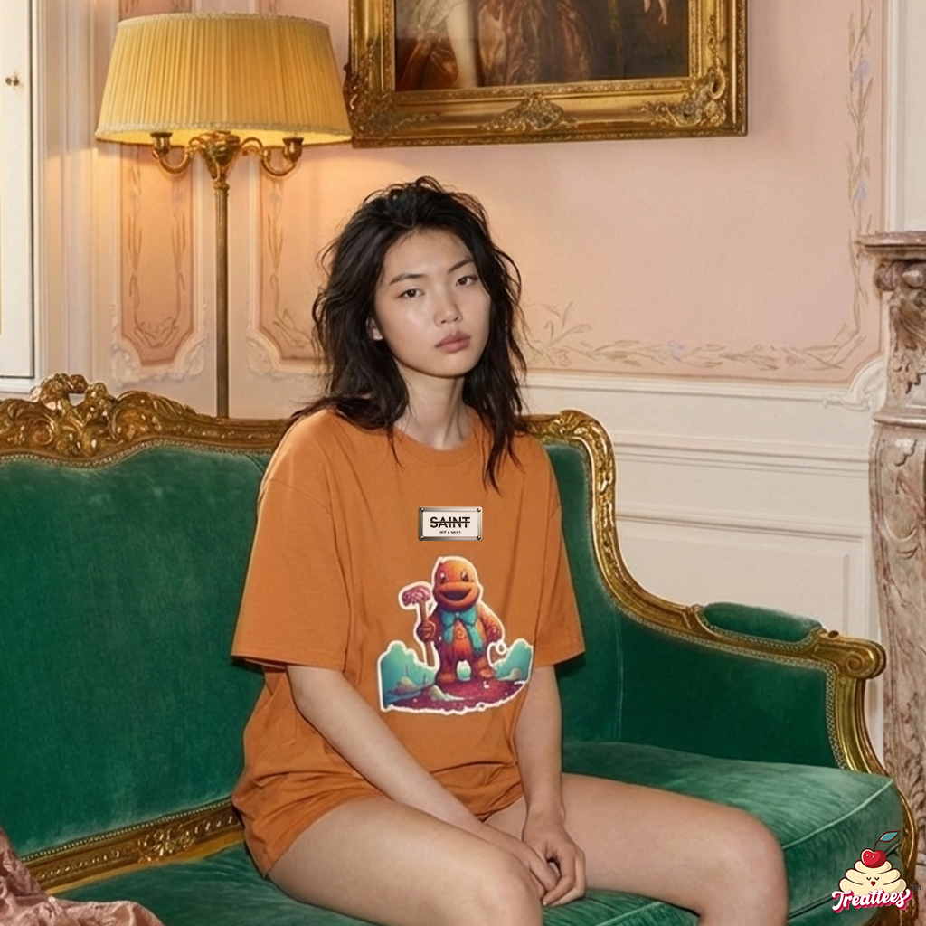 Morning After - “Candy Skull Crusher” Oversized Tee (Not a Saint™)