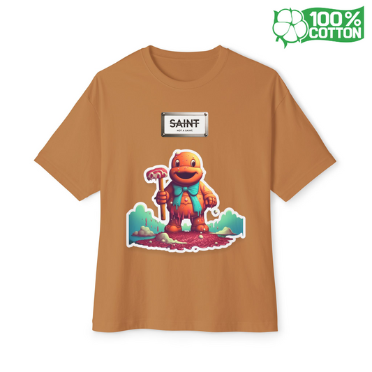 Candy Skull Crusher x Not A Saint - Unisex Oversized Boxy Tee