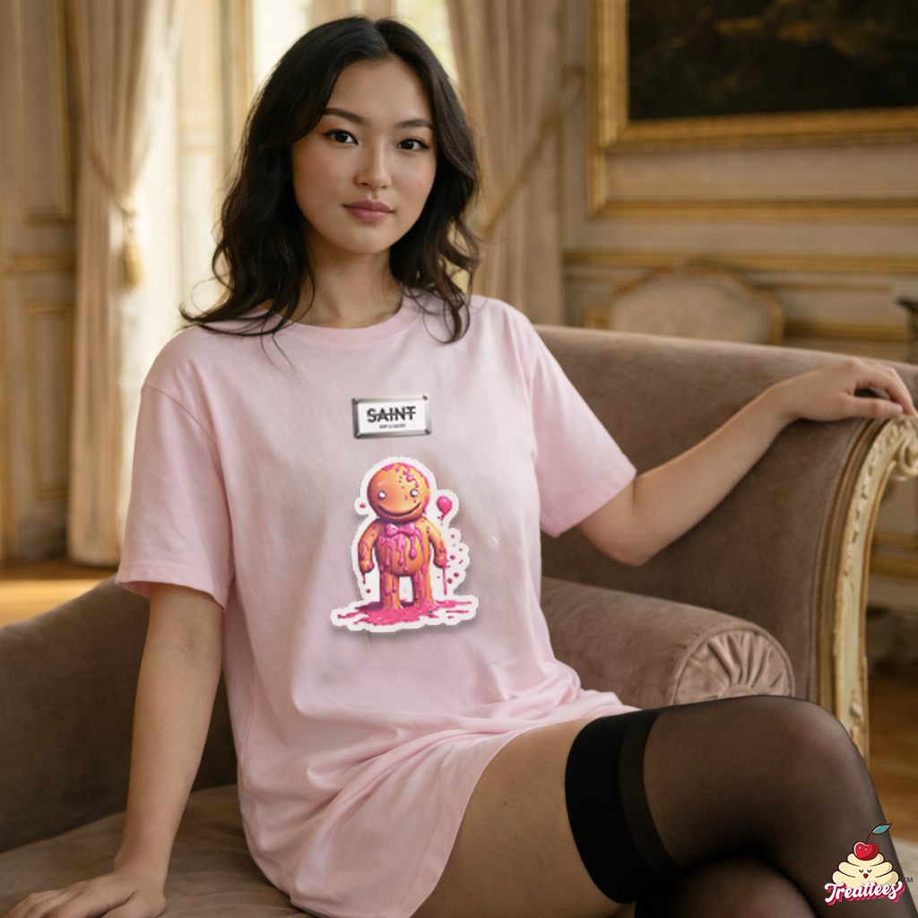 Morning After - “Creepy Pasta Ginger” Oversized Tee (Not a Saint™)