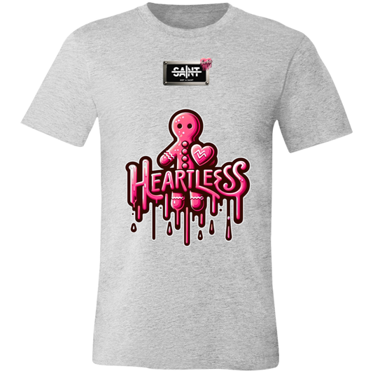 Heartless Drip™ — regular Bella + Canvas 3001C tee — Athletic Heather