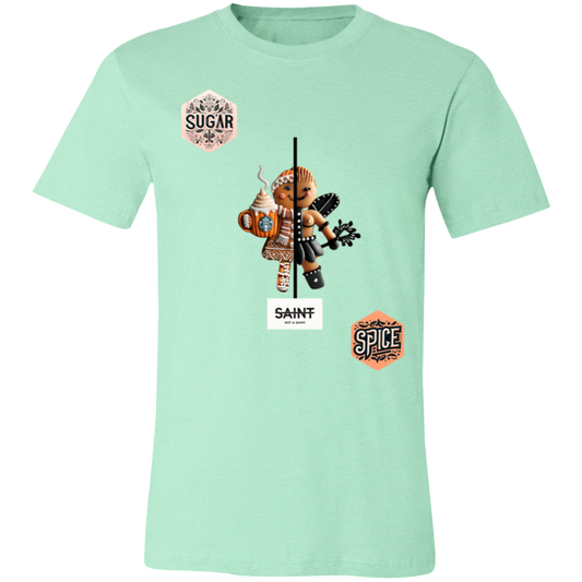 Sugar+Spice™ — regular Bella + Canvas 3001C tee — Heather Mint