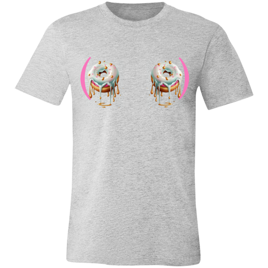 Donut Tease Me™ — regular Bella + Canvas 3001C tee — Athletic Heather