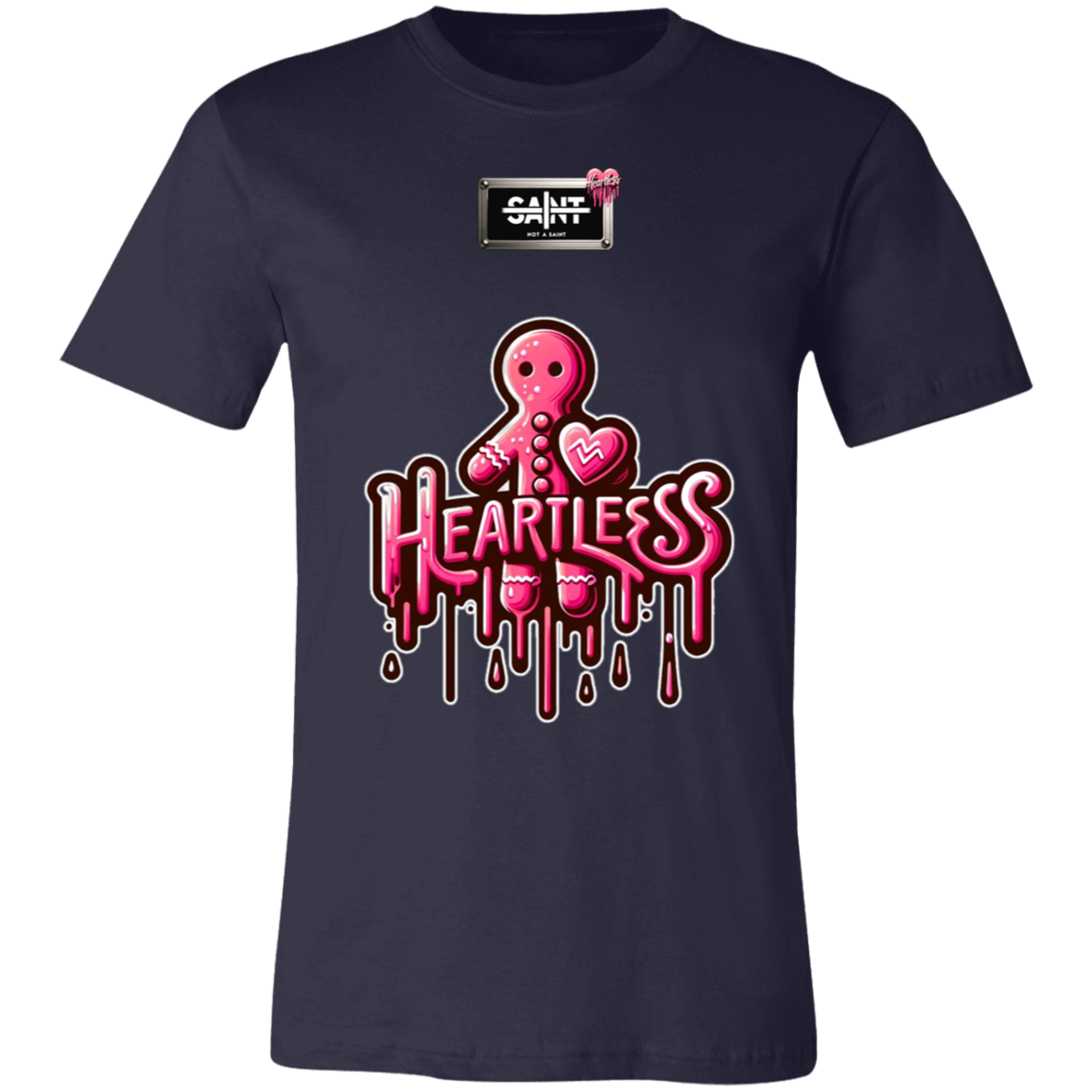 Heartless Drip™ — regular Bella + Canvas 3001C tee — Navy