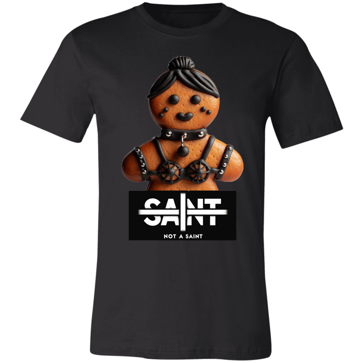 Knead for Cinn™ — regular Bella + Canvas 3001C tee — Black