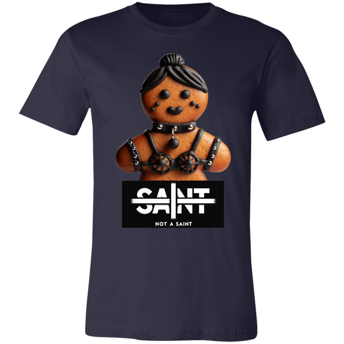 Knead for Cinn™ — regular Bella + Canvas 3001C tee — Navy