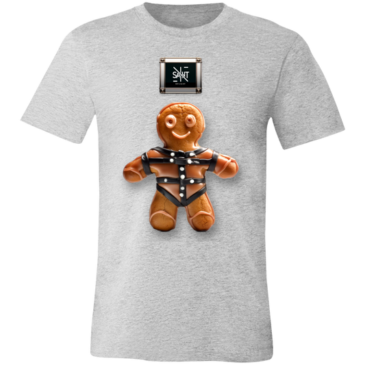 Cinna-Man in Chains™ — regular Bella + Canvas 3001C tee — Athletic Heather