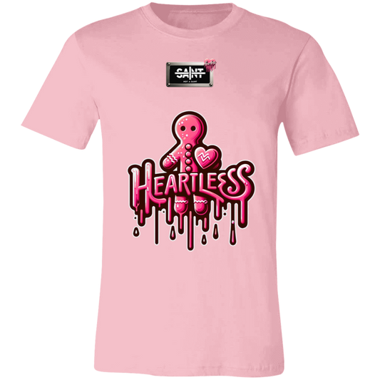 Heartless Drip™ — regular Bella + Canvas 3001C tee — Pink