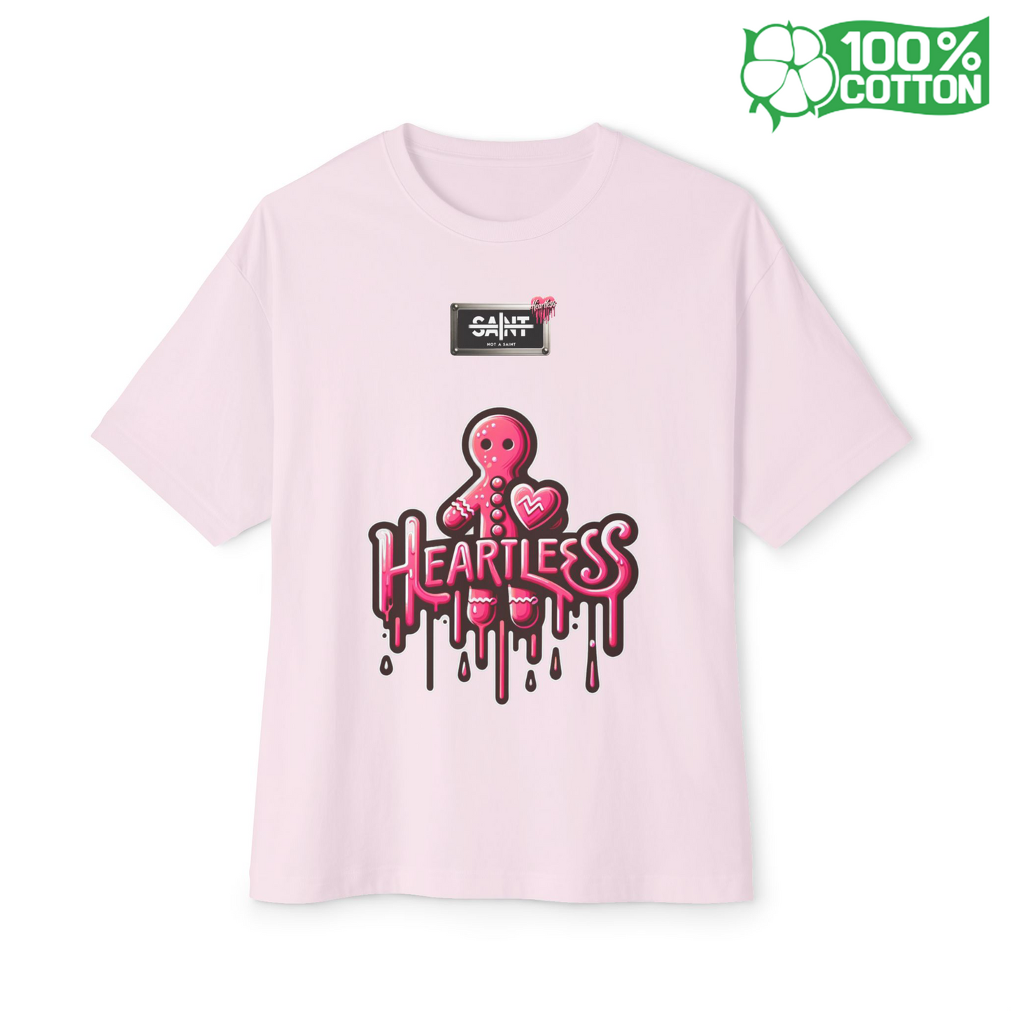 Heartless Drip - Unisex Oversized Boxy Tee