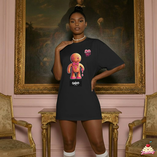 Coquette Monster - “Heartless Ginger” Oversized Tee (Not a Saint™)