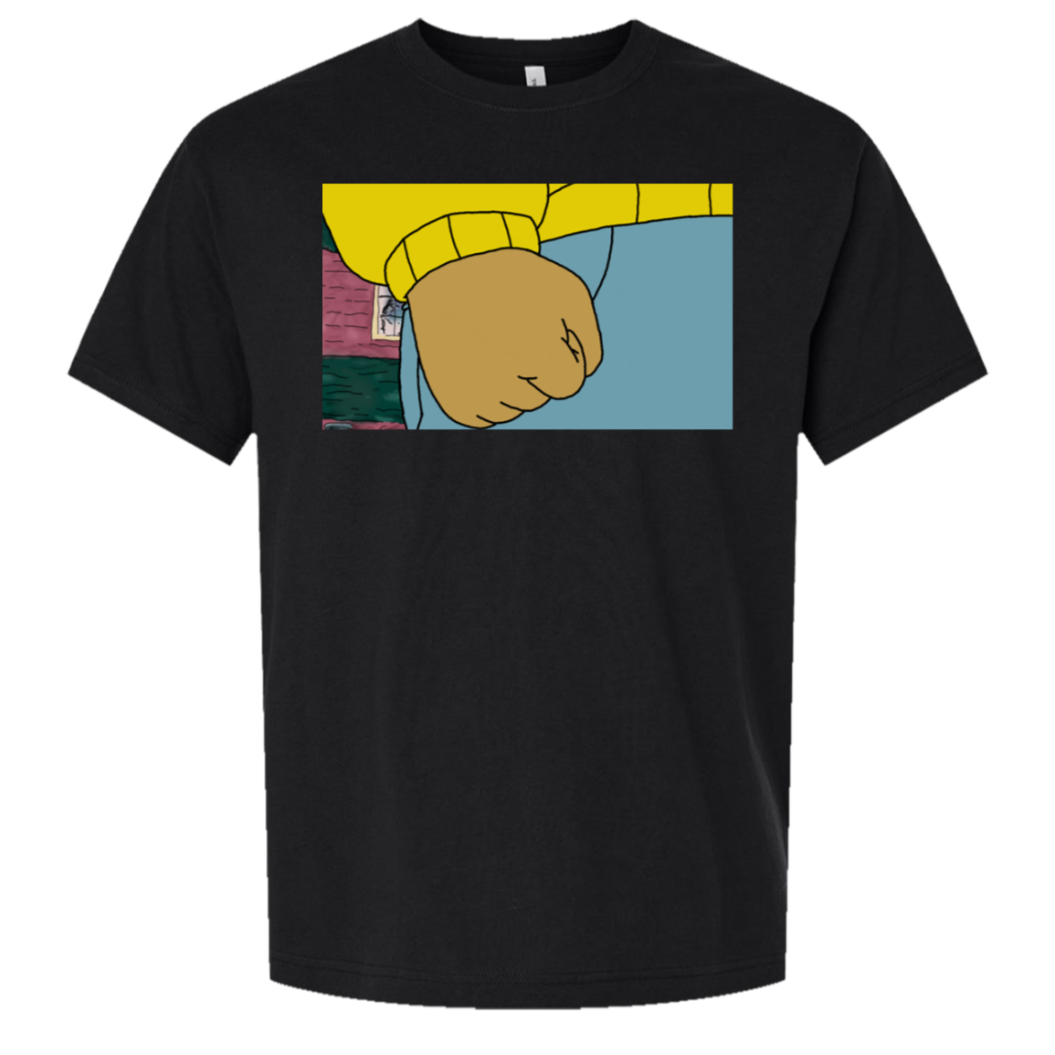 Aardvark Clenched Fist black oversized tee
