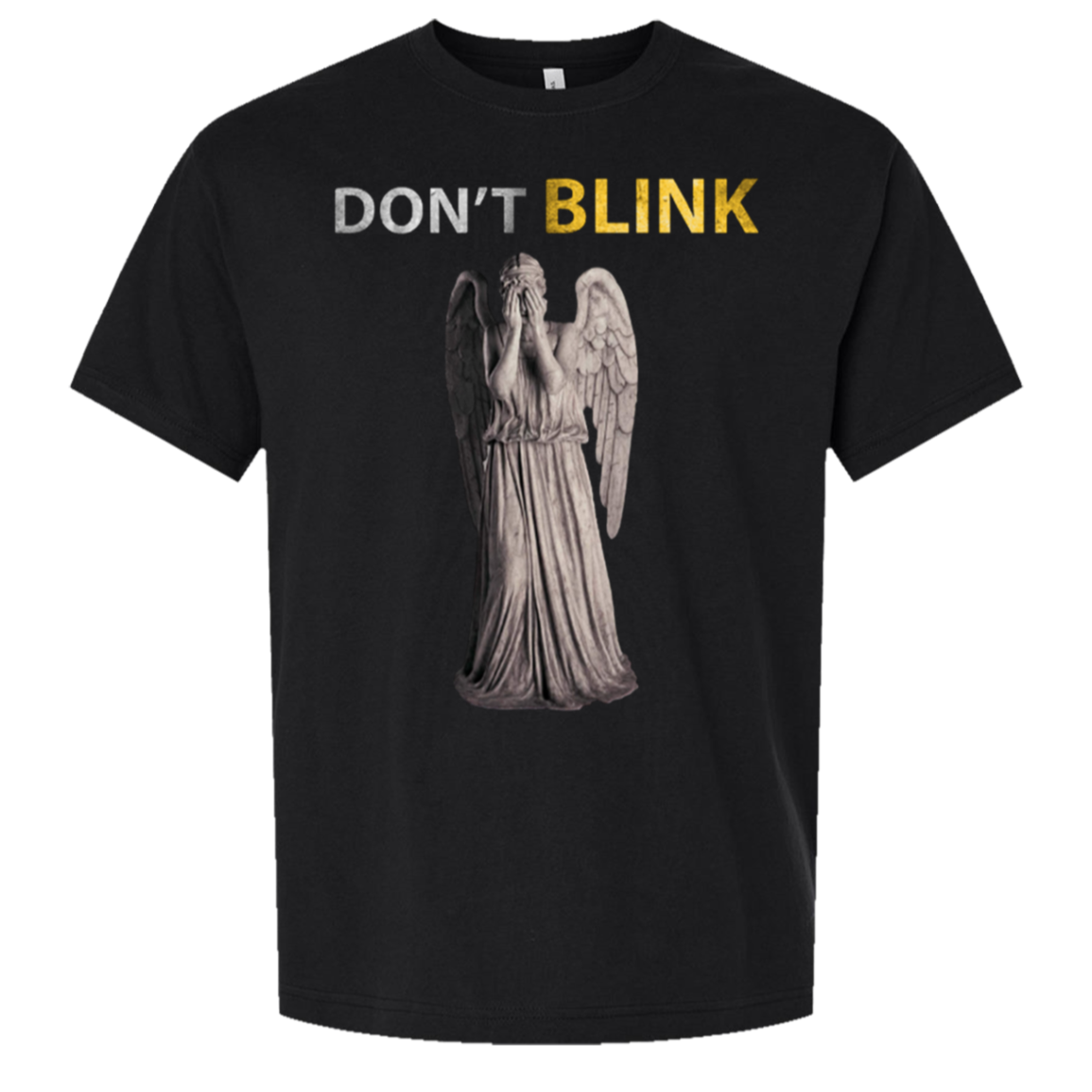 Don't Blink — Bella + Canvas 3010 oversized tee black