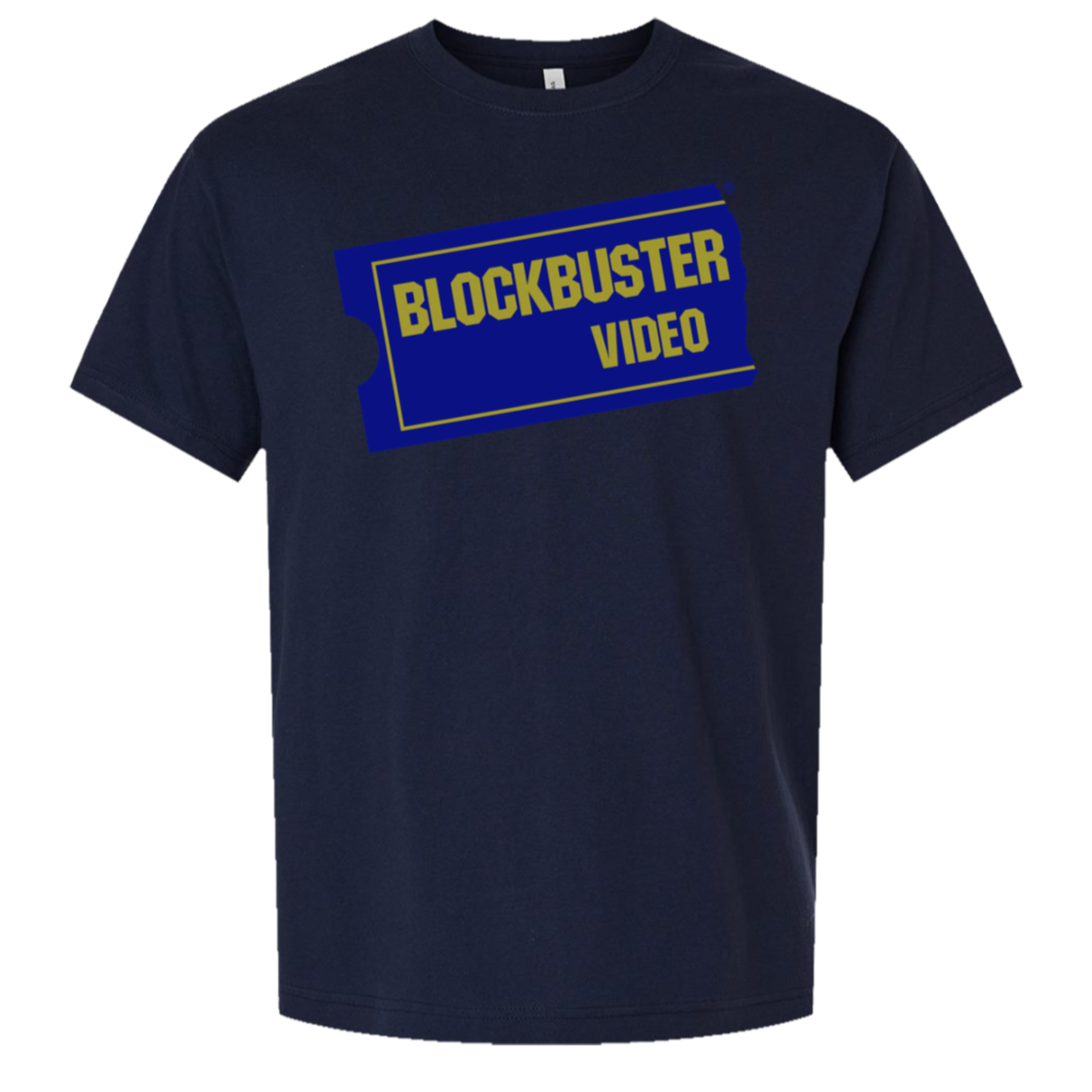 Blockbuster Video — Bella + Canvas 3010 oversized tee navy