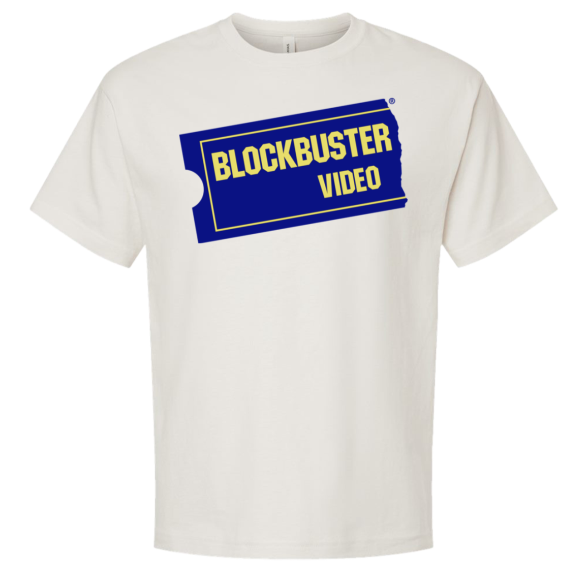 Blockbuster Video — Bella + Canvas 3010 oversized tee white