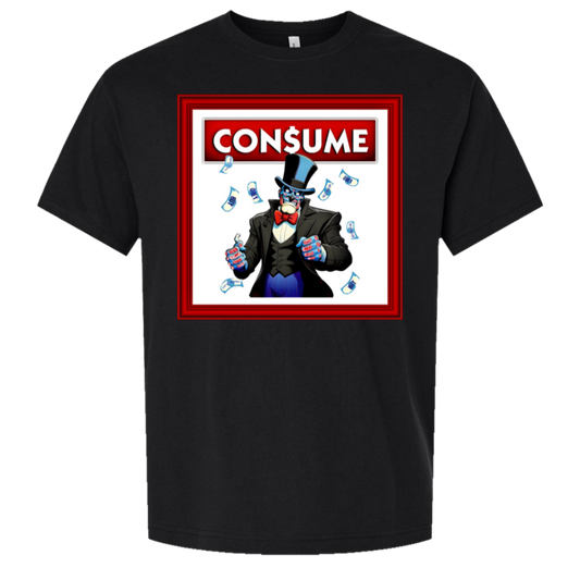 THEY CONSUME — Bella + Canvas 3010 oversized tee black