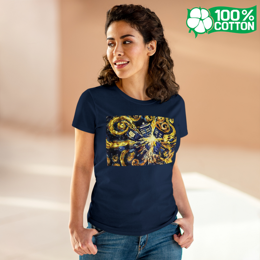 Exploding x Van Gogh Women's Semi-Fitted Tee